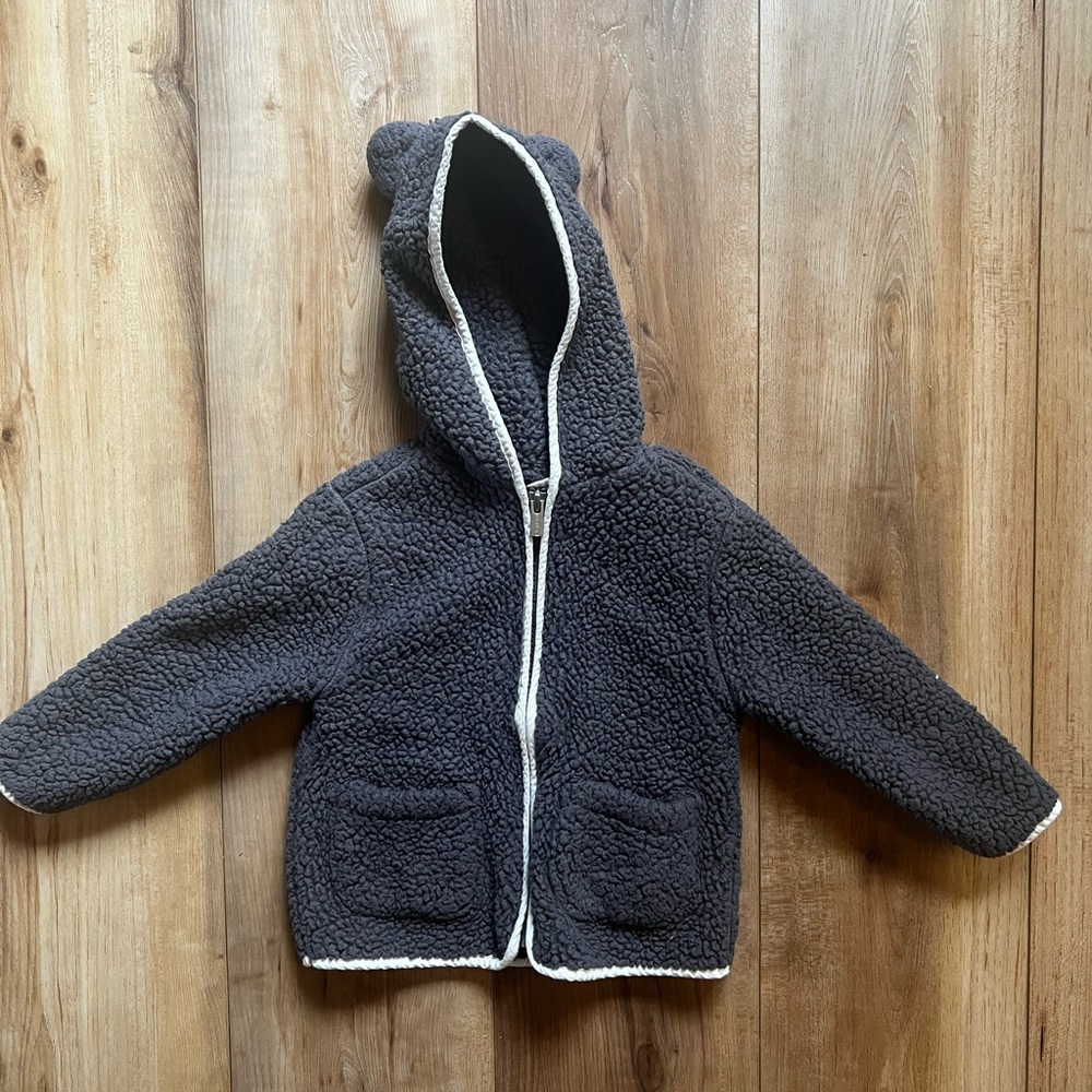 2T Old Navy Sherpa Hooded Zip Up Jacket | Unisex